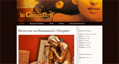 Desktop Screenshot of hammam-lecleopatre.fr